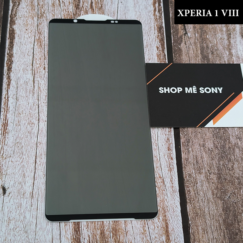 Kính cường lực chống nhìn trộm Full màn hình Sony Xperia 1 VIII
