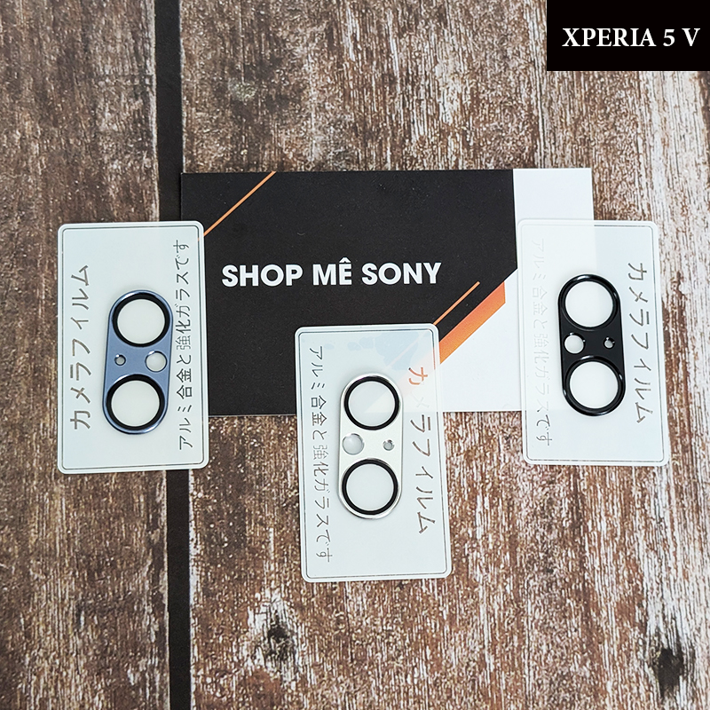 Miếng dán nhôm kính chống trầy Camera Sony Xperia 5 V