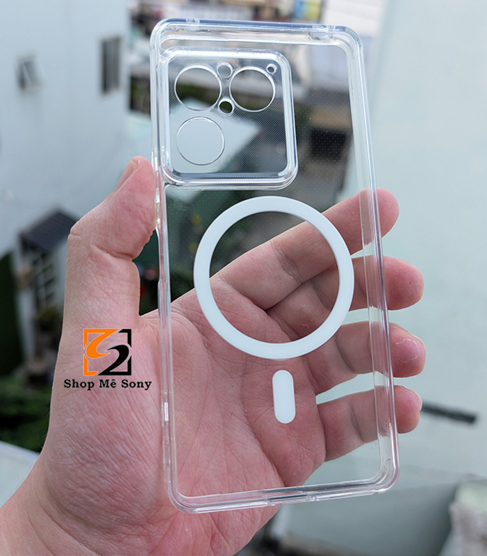 Ốp lưng trong suốt sạc không dây Sony Xperia 1 VIII (Mark 8)